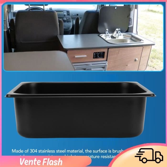 Dilwe Evier Caravane RV Inox 304 320 X 260 X 100mm Vasque Cuis. Salle ...