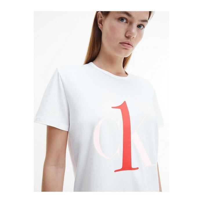 NIKE T-shirt Nsw Essntl Icon Futura - Femme - Blanc Blanc - Cdiscount  Prêt-à-Porter