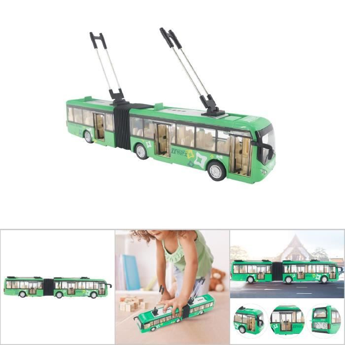 Bus de Police Jouet pour Enfants avec Lumières et Musique, Bus Touristique pour Garçons Filles 3+ Cadeaux de Noël Anniversaire (Blanc Bus de Police Jouet pour Enfants avec Lumières et Musique, Bus Touristique pour Garçons Filles 3+ Cadeaux de Noël Anniversaire (Blanc