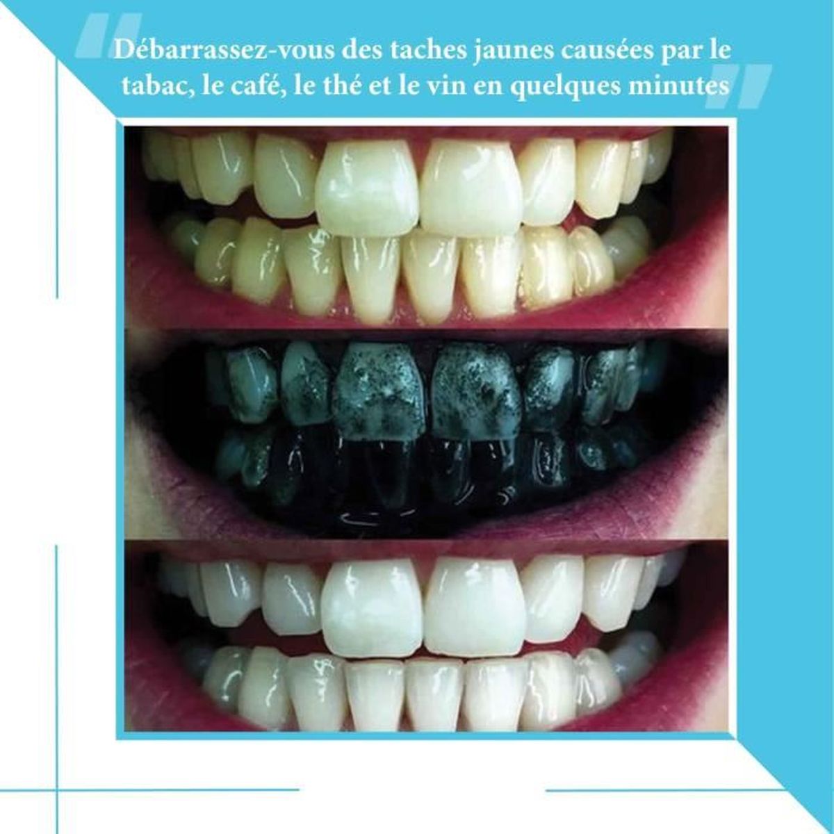 Dentifrice Blanchisseur De Dents Infinitive A La Poudre De Charbon Gout Menthe Nettoie La Plaque Dentaire Detartrage Dentaire Cdiscount Au Quotidien