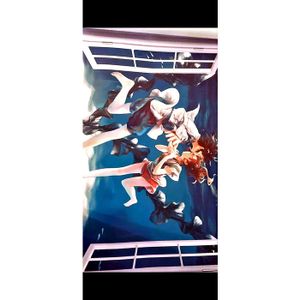 Stickers Muraux Autocollants Style Manga Anime Japonais - Décoration Intérieure 40x54cm