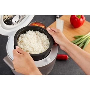 Russell Hobbs – Cuiseur à riz 5L – Puissance 1000W – Acier inoxydable – Cuve antiadhésive amovible – Fonction maintien au chaud