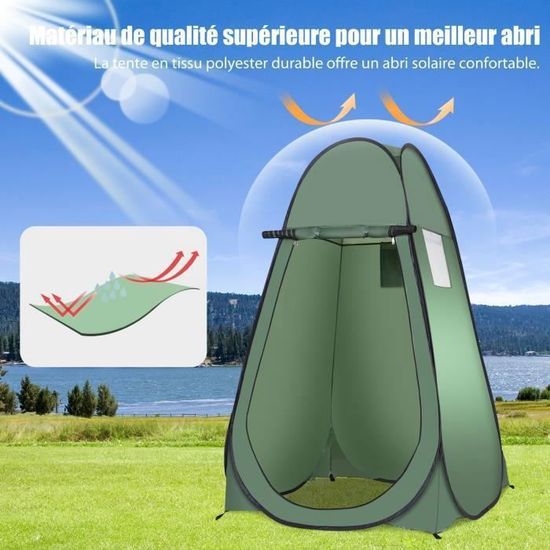 Tente Outsunny Tente de douche pliable pop-up automatique