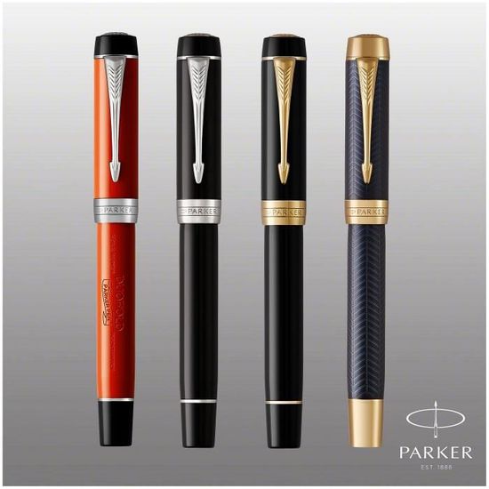 Stylo Plume Parker Duofold Big Red Vintage 1926 - Modèle Historique - Orange - Occasion Pour Collectionneurs