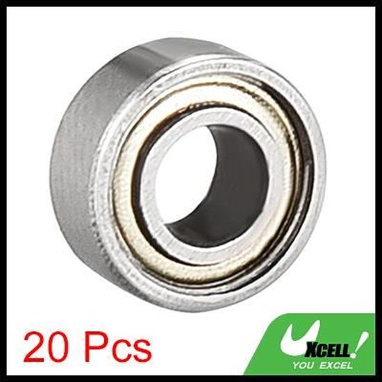 sourcing map 6801-2RS Gorge Profonde Bille Roulements 12mm x 21mm x 5mm Double Scellé Chrome Acier P6 2Pcs ABEC3