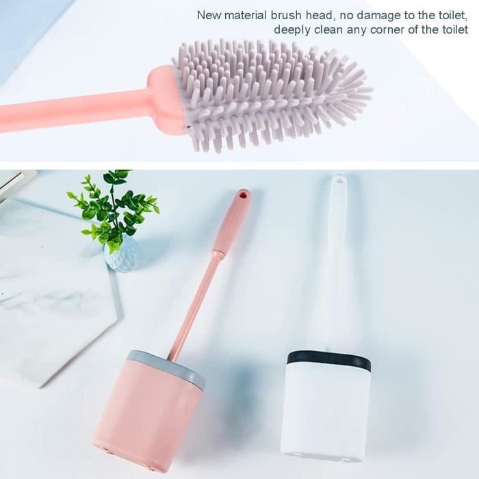 Brosse WC silicone plate