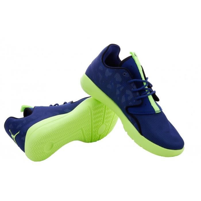 Basket Nike Jordan Eclipse Junior NIKE Ref. 724042 406 Bleu Jaune Textile Bleu Cdiscount Chaussures