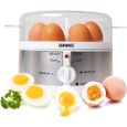 Duronic EB35 Cuiseur à œufs – de 1 à 7 œufs – Thermostat et minuteur pour œufs durs / mollets / à la coque - verre doseur et perceur-0