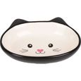Gamelle en céramique tête de chat noir - FLAMINGO-0