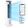 Rafraîchisseur d'air - Klarstein Skytower Smart - Ventilateur humidificateur d'air - Blanc