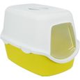 Bac à litière TRIXIE Vico - Couvercle - 40 × 40 × 56 cm - Lime et blanc-0