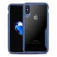 Coque Pour iPhone XR Bumper Hybride Rigide Antichoc Bleu Marine-0