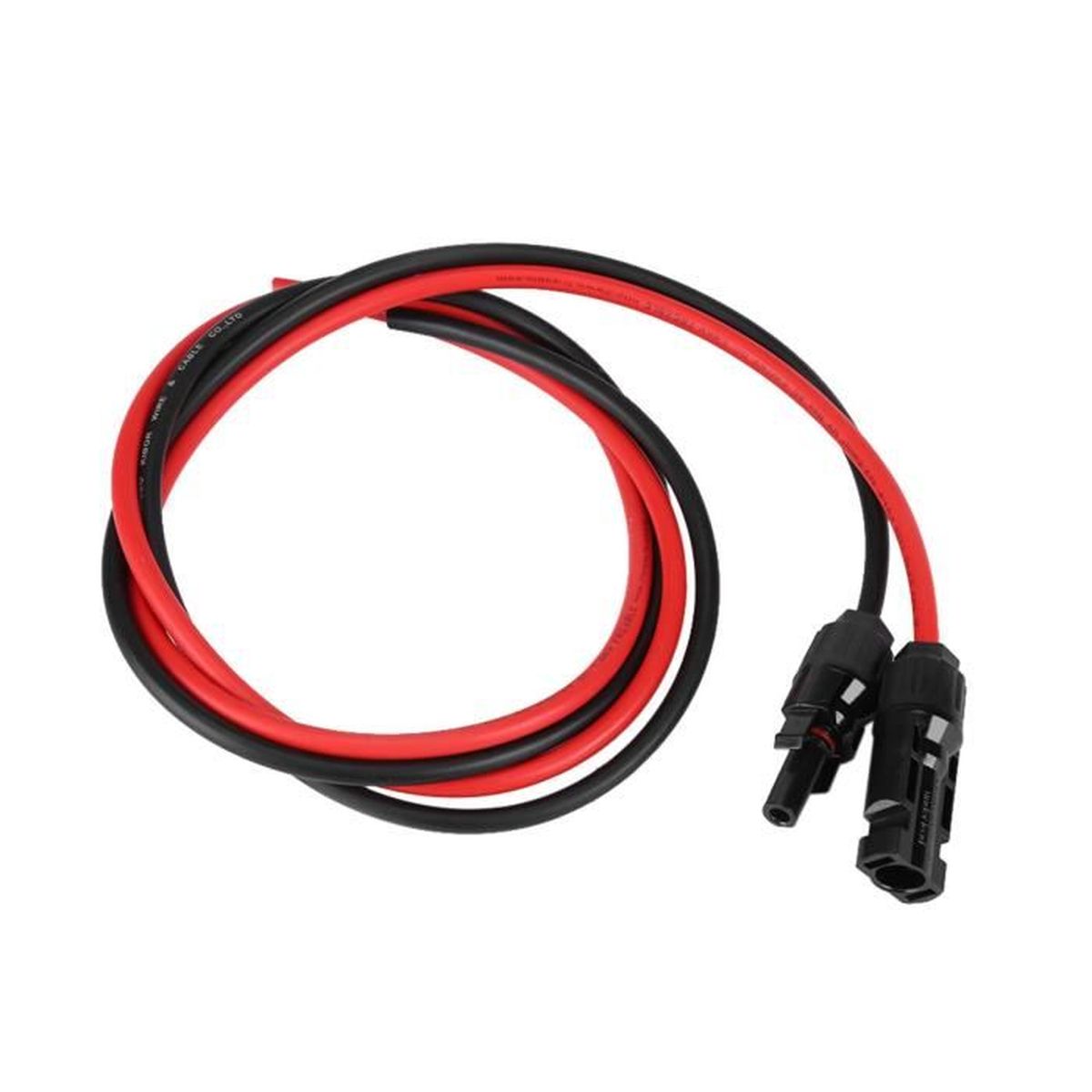 Cable photovoltaïque solaire de 6 mm2 - certifié TUV, résistant au feu Cable photovoltaïque solaire de 6 mm2 - certifié TUV, résistant au feu