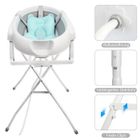 Baignoire pour bébé - MIPAN - Baignoire bebe sur pied - Armature intégrés -Deux modes - Antidérapante - Pour 3 mois - Vert