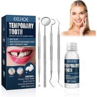 Kit de Réparation de Dentaire,Prothèses Dentaires Instantanées,Granules de Réparation Des Dents,Réparation Temporaire des Dents