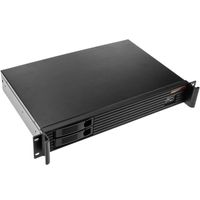 Boîtier rack 19" IPC mini-ITX 1.5U 2x3.5" ou 2x2.5" profondeur 280 - CK00800