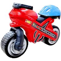 Polesie 46765 " Mx-On " Porteur Moto Avec Casque Jouet