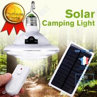 Lampe solaire 22 LED - TECH DISCOUNT - Blanc - 6V 1W panneau solaire - éclairage randonnée camping nuit lumière