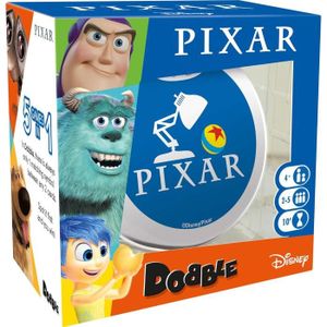 JEU SOCIÉTÉ - PLATEAU Dobble Pixar , Card Game , Ages 6+ , 2-8 Players ,