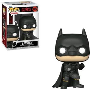 FIGURINE - PERSONNAGE Figurine Funko POP! Movies: The Batman - FUNKO - Noir et beige - Licence Batman