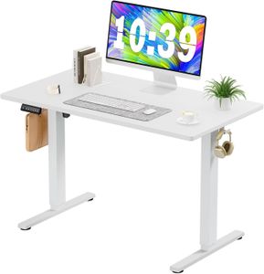 BUREAU  Bureau debout réglable en hauteur - Bureau assis-debout électrique de 101cm - Table debout moderne pour ordinateur portable - lanc