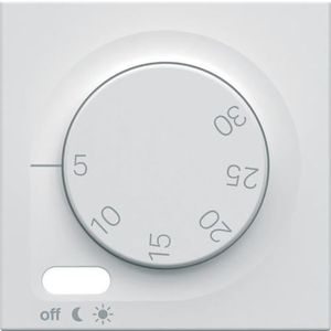 PLAQUE DE FINITION plaque de prise -  thermostat gallery - Blanc pure