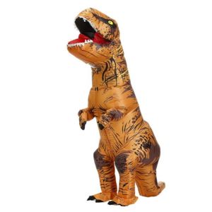 DÉGUISEMENT - PANOPLIE Halloween Gonflable Dinosaure Déguisement Adulte,  Fantaisie Unisexe Costumes Robe Marron pour Cosplay Party 2.2M (Classic Brown)