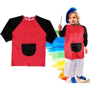 Red maylace Tablier de Peinture pour Enfants M-Red 
