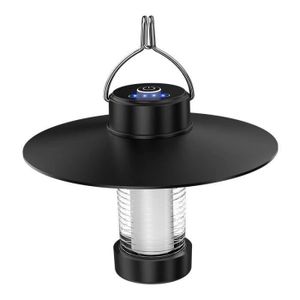 LAMPE - LANTERNE Lampe de camping rechargeable, gradation à trois vitesses, forte adsorption magnétique sur la queue, conception imperméable à