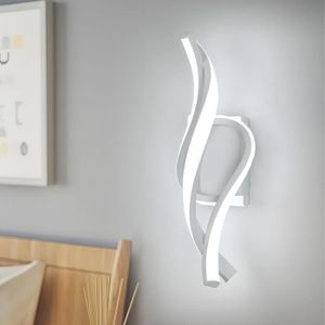 APPLIQUE  Applique Murale LED Moderne Forme En Spirale Lampe Murale Blanc Froid 6000K Pour Chambre Salon Couloir Entrée