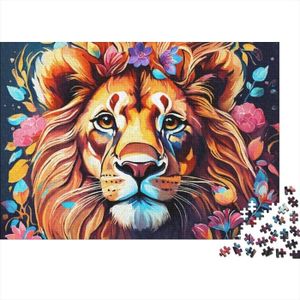 PUZZLE Lion Puzzles 500 Pieces Puzzle En Bois Diy Animaux