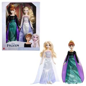 Poupée reine des neiges Anna et Elsa barbie frozen - Cdiscount