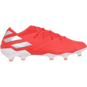 CHAUSSURES DE FOOTBALL ADIDAS PERFORMANCE Chaussures de Football  Nemeziz 19.1 FG - Enfant  - Rouge/Argent