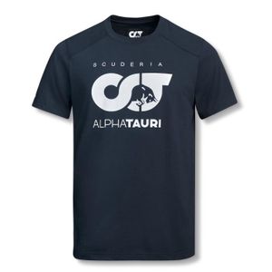T-SHIRT MAILLOT DE SPORT T-shirt Alpha Tauri Scuderia Racing Team Officiel 