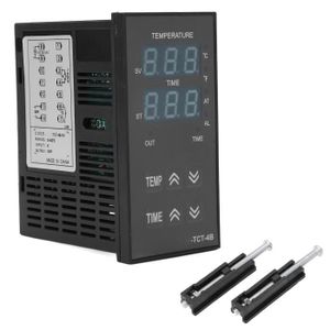 THERMOSTAT D'AMBIANCE Qiilu Thermostat numérique PID Régulateur de Température, Kit de Régulateur de Température pour Presse à quincaillerie thermostat