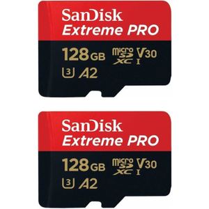 CARTE MÉMOIRE 2pcs SanDisk Extreme Pro Carte mémoire MICRO SD 12