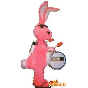 Déguisement lapin homme - Marque - Modèle - Polaire marron - Blanc et rose  - Taille unique - Cdiscount Jeux - Jouets