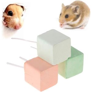ACCESSOIRE ABRI ANIMAL FURU (Pierre de Hamster de Dents, DE Calcium minéral pour Hamster Lapin Rat écureuil Chewing Jouet168