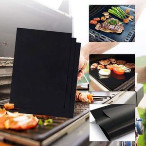 BBQ Grill Tapis cuivre antiadhésif cuisson tapis cuisson cuisson Pads Liner Feuille F6V6 