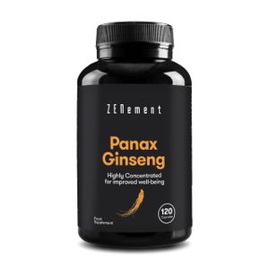 TONUS - VITALITÉ Panax Ginseng hautement concentré, 2375 mg, 120 Gélules | Améliore la concentration, la mémoire et l'endurance athlétique