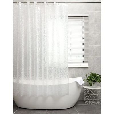 Rideaux de douche de douche rideau de douche motif pierre 3D
