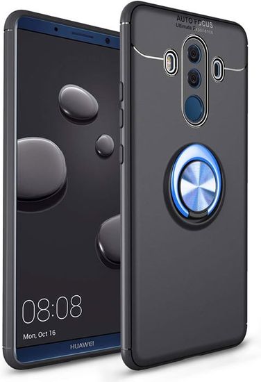 Coque Huawei Mate 20 Pro Paillettes Transparente Avec Support Anneau - Silicone TPU Souple - Antichoc