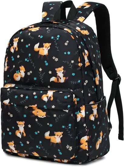 Sac à Dos Japonais Motif Fleurs De Cerisier - Léger, étanche, Pour Ordinateur Jusqu'à 15,6" - Idéal école, Voyage, Randonnée - Pour Ados Et Adultes