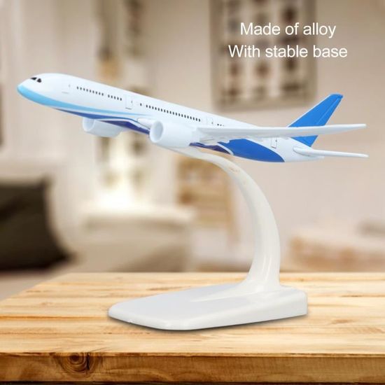 Modèle Réduit Avion B787-9 EL AL Israël - Échelle 1:400, Alliage - 200x160 Mm - Pour Collection Ou Décoration