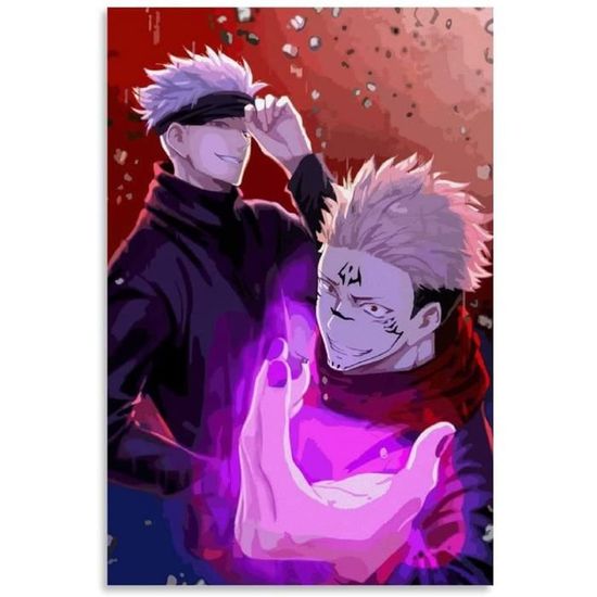 Poster D'anime Attaque Des Titans Eren Jaeger Sur Toile Art Mural