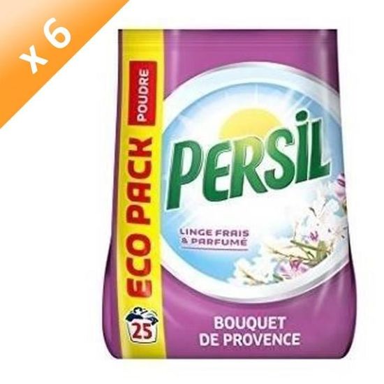 Persil Lessives Poudre Bouquet Provencal 25 Capsules Lot De 6