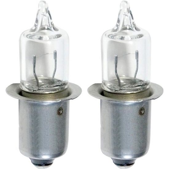 2x ampoule lampe 6V 2,4W halogène HS3 mini culot blanc vélo cycle torche Cdiscount Sport