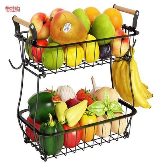 Panier Tressé De Fruits Portable Légumes Commercial Tissé À La Main