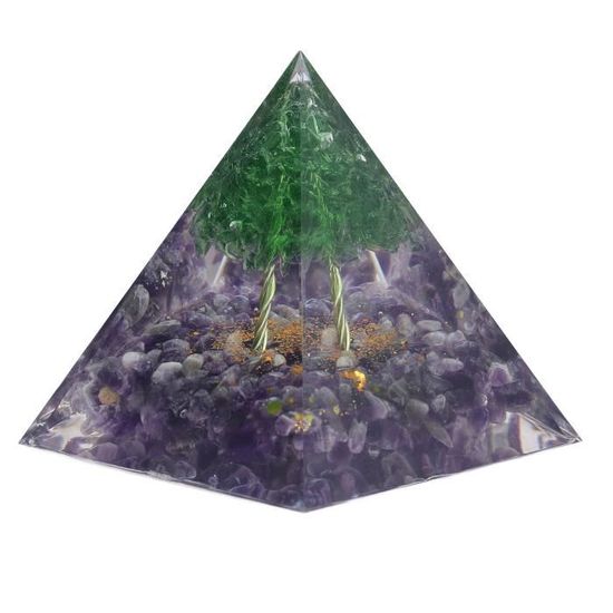 Pierre D'énergie De Cristal Pyramide De Cristal Pierre Concassée Tour