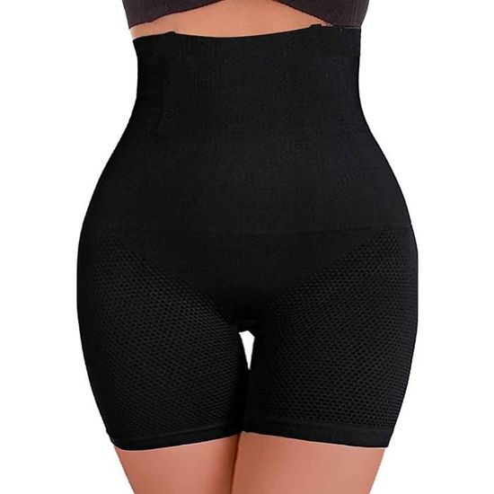 Culotte Gainante Femme Taille Haute - Force Moyenne Pour Ventre Plat - Effet Sculptant Fessier - Confortable Et Anti-Roulement - 7